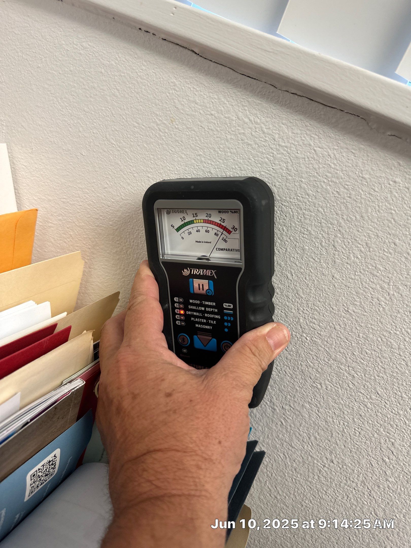 Mold testing in a commercial building by Building performance Solutions LLC