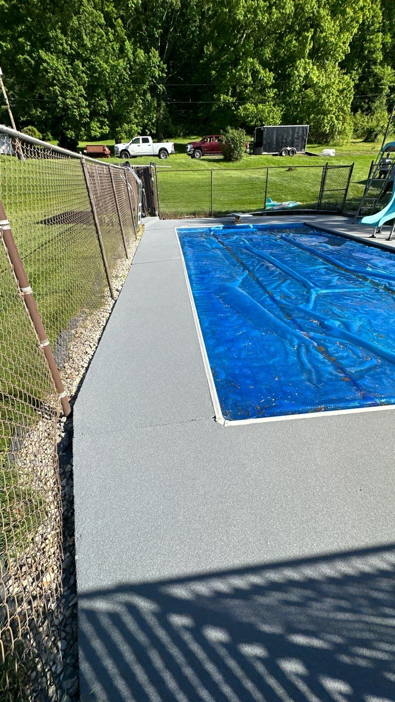 Pool Deck + Steps + Porch Project in JEANNETTE by Floors in a Day, Inc