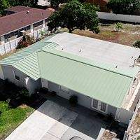 24ga 1" Nail-Strip Patina Green  by Total Roofing System The Metal Roof Experts