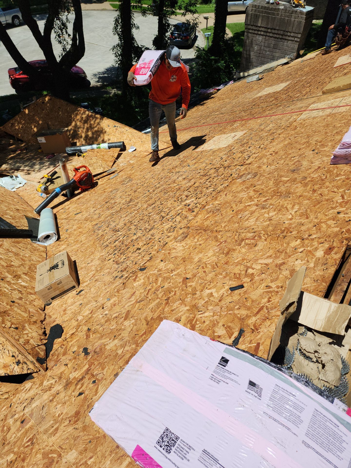 Residential Roofing Repair using Owen's Corning Duration (Lifetime) Shingles by Roof Repair Company