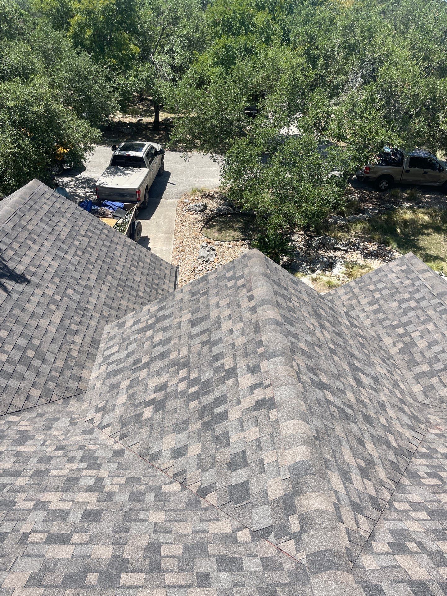Residential Roofing Installation using IKO Dynasty Class 3 Driftshake by DeZign Roofing & Exteriors
