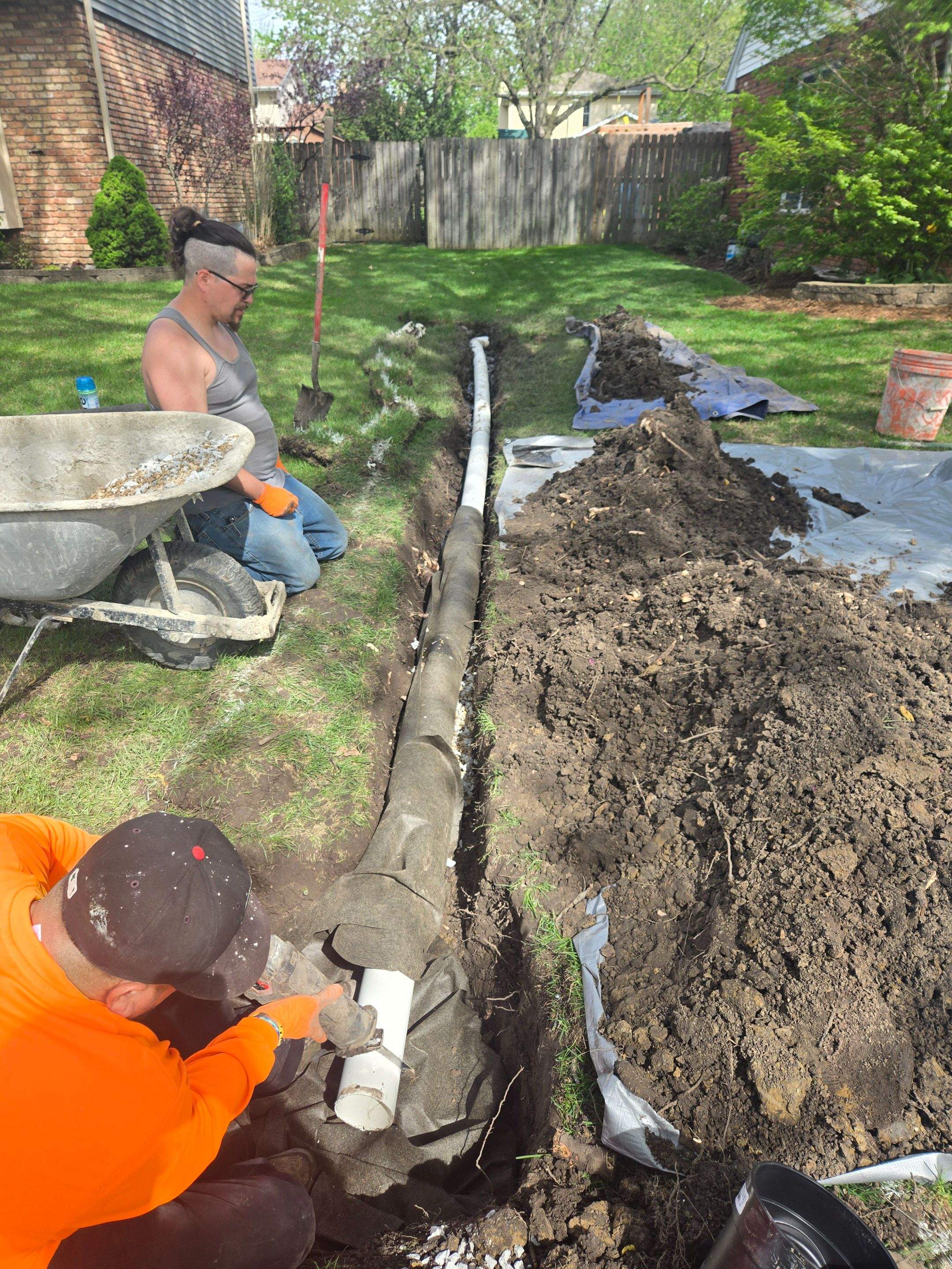 Exterior Sump Pump Discharge System by Allied Water Services