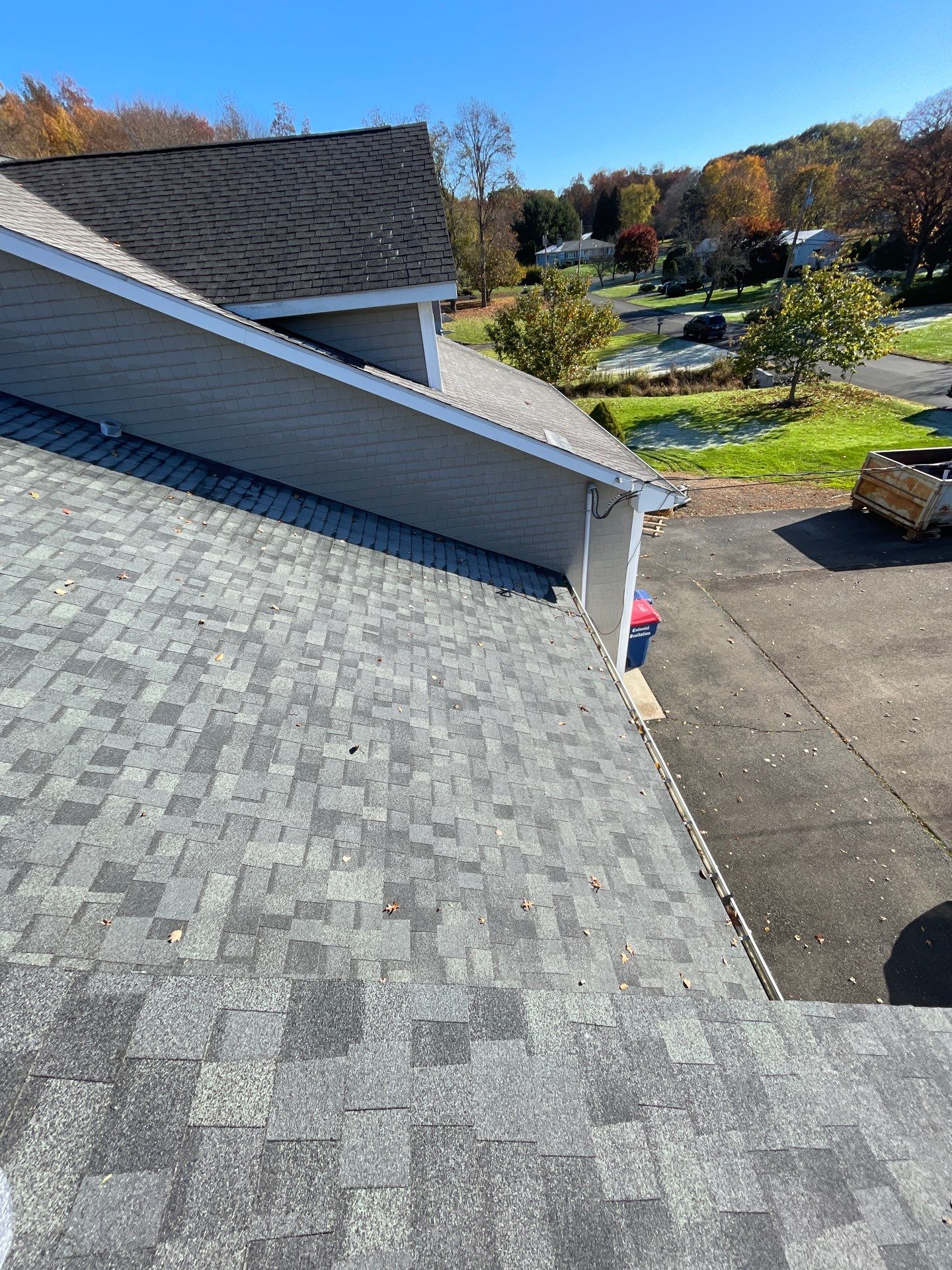 Residential Roofing Installation using Owens Corning TruDefinition Estate Gray by A Plus Exterior