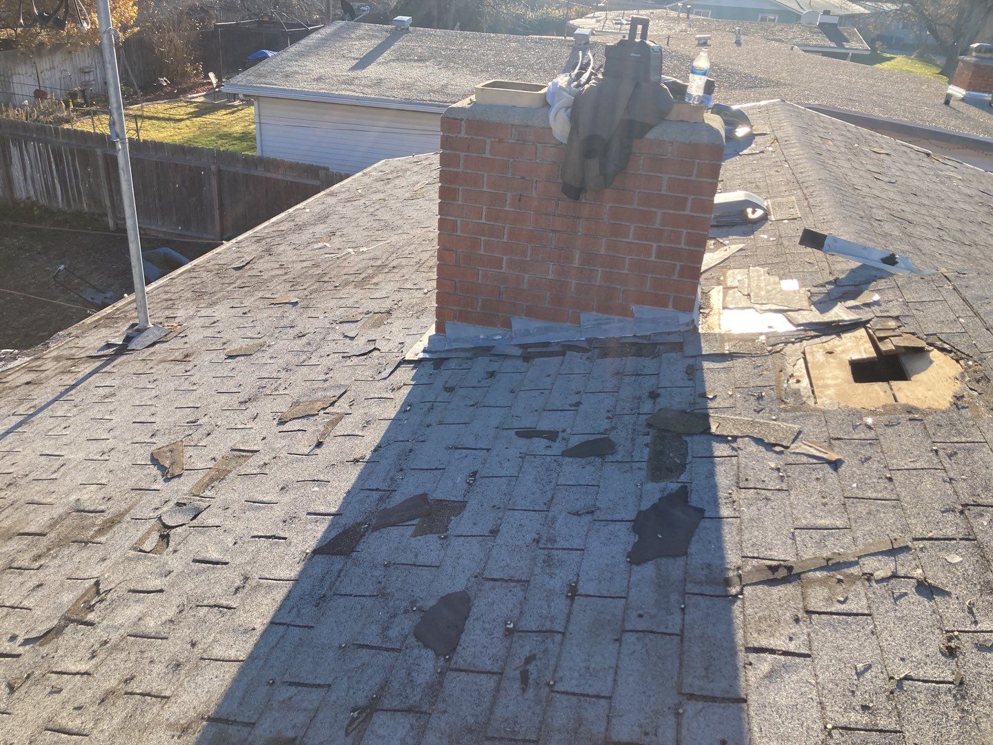 Meridian Single Level Residential Roofing Installation by ID Roofing LLC