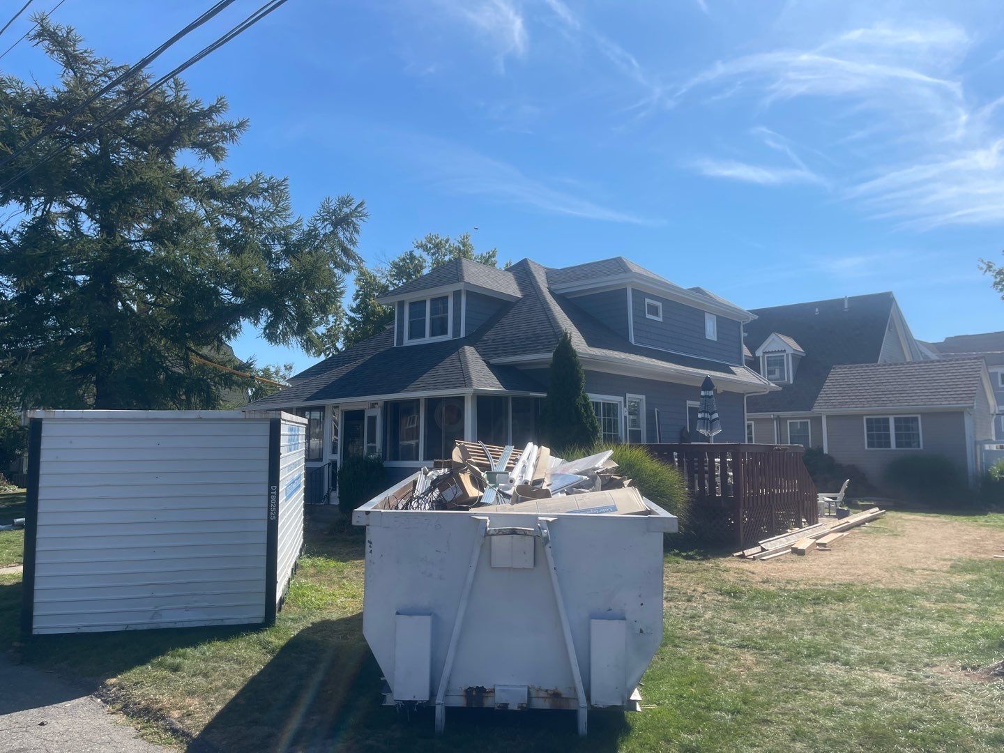 Residential Roofing Installation using Owens Corning TruDefinition Duration - Estate Gray & Flagstone Cedar Impressions by A Plus Exterior