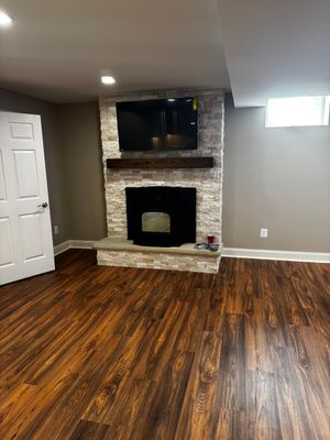 Full Basement Remodel in Sparks Glencoe