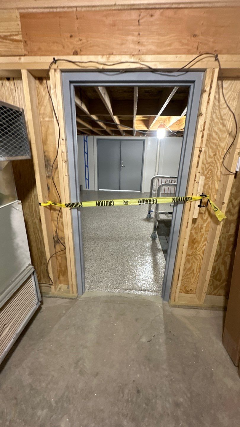 Mechanical Room Project in Pittsburgh by Floors in a Day, Inc