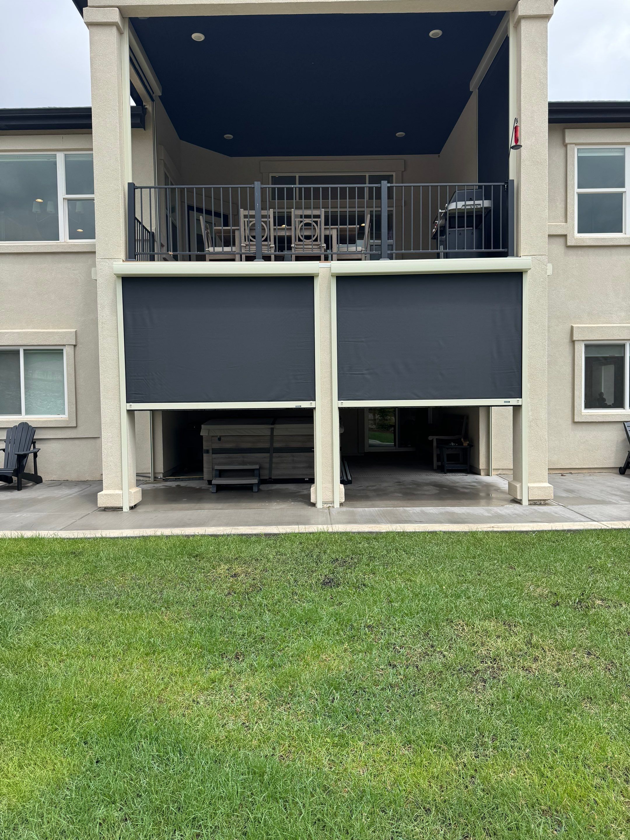 Motorized Screens using Progressive MagnaTrack Screens by Outdoor Solutions Colorado