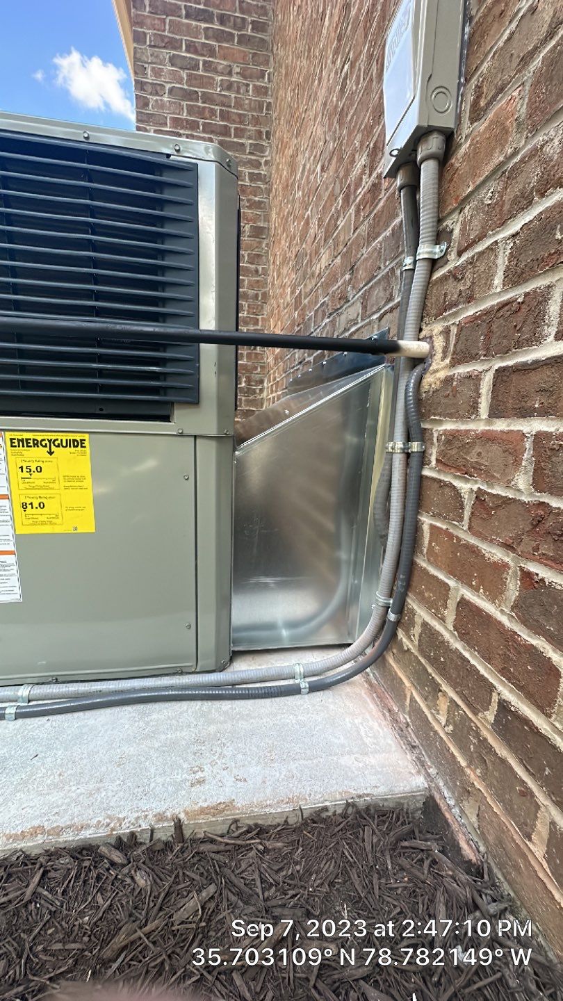 Trane Gas Package Unit Install by Nick's Mechanical LLC.