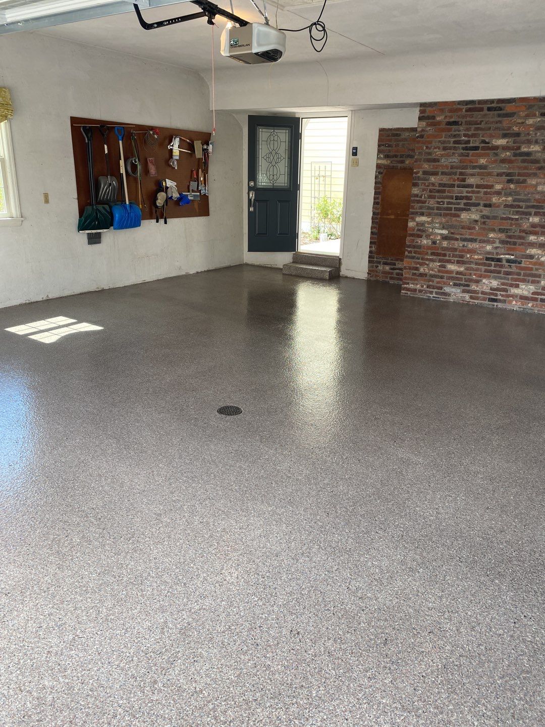 Large Patio + Garage Project in Pittsburgh by Floors in a Day, Inc