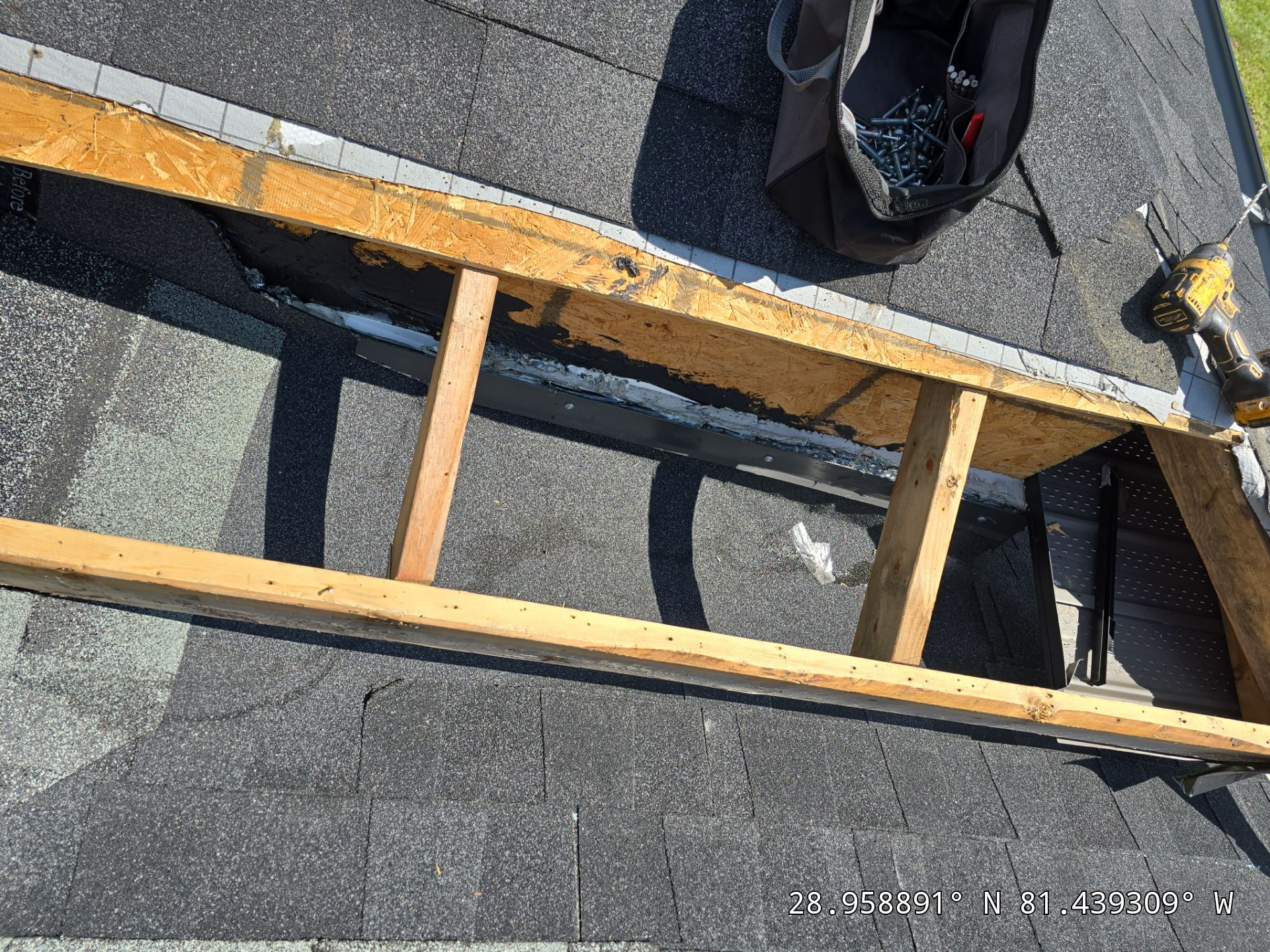 GAF Asphalt Shingle Roof Replacement with Skylight in Eustis by Fortified Roofing Solutions Corp.