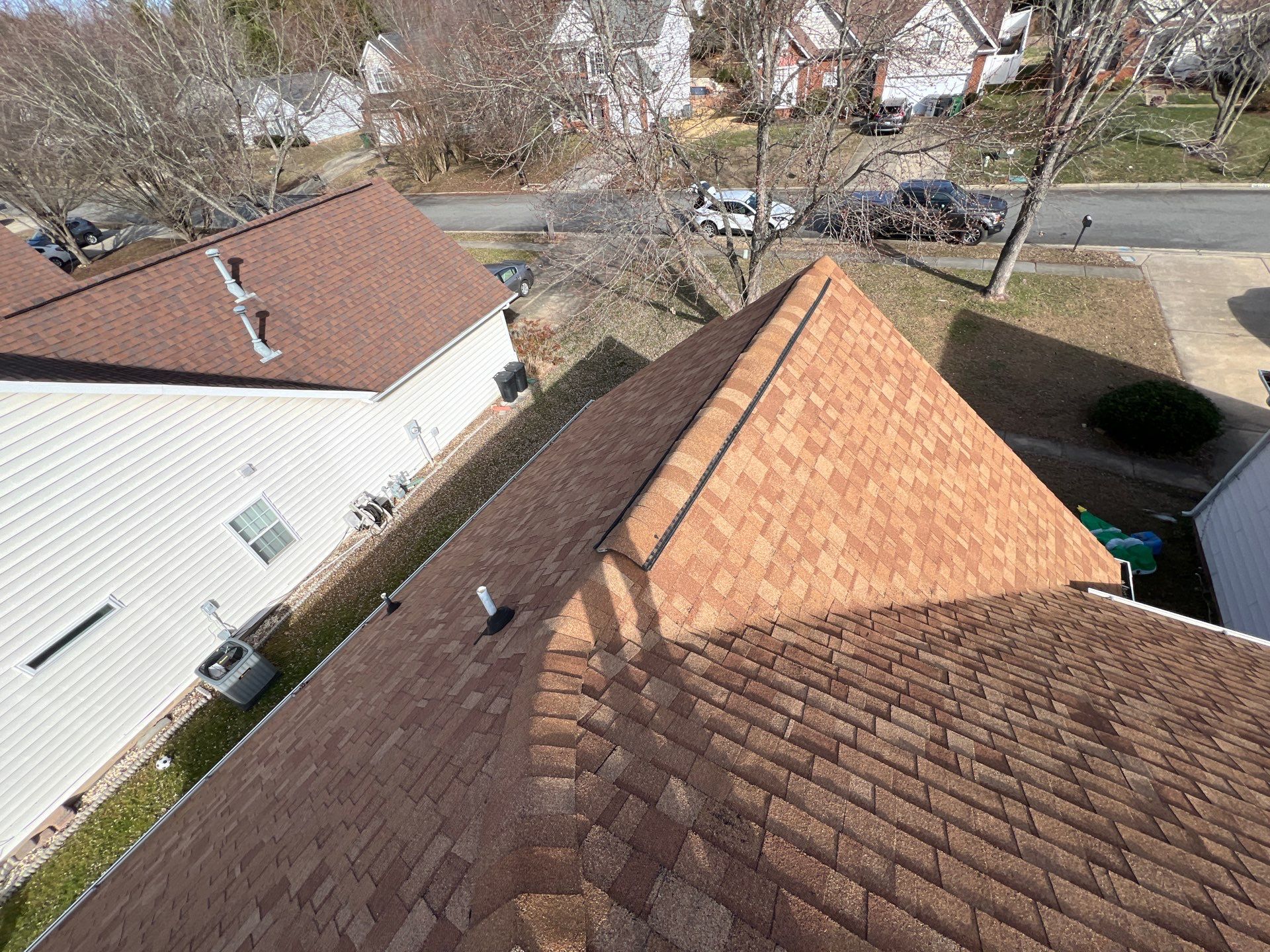 Residential Roofing Installation using GAF Timberline HDZ Charcoal by RISE Roofing & Restoration, LLC