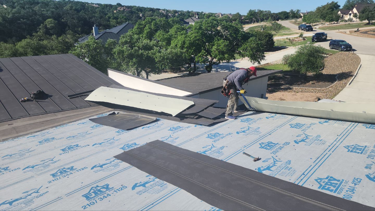 Standing Seam Custom Bent Roof by Lightning Exteriors