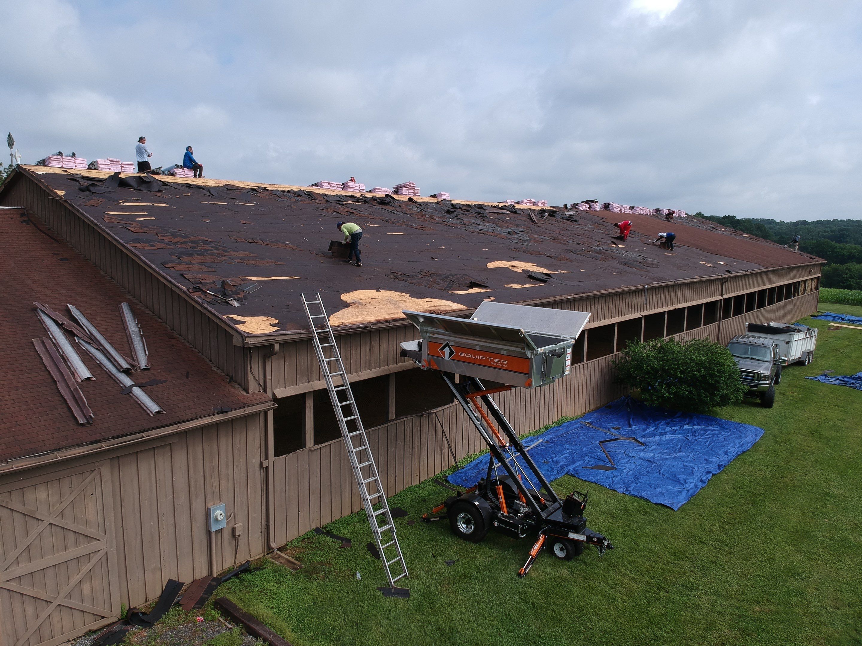 Roof Replacement in Upperco, MD • Private Farm by Seipp Roofing, LLC