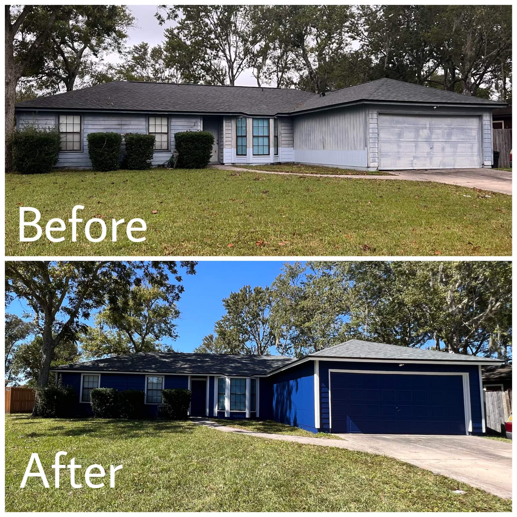 Exterior Wood Repair and Painting in Middleburg, FL 32068 by A New Leaf Painting, LLC