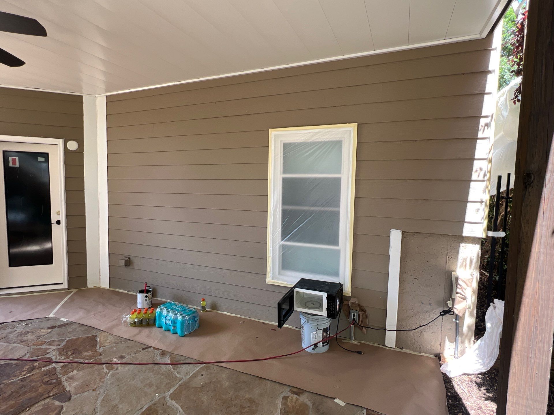 Full Exterior Siding Replacement and Stone Veneer Installation in Roswell by Swift Home Renovations