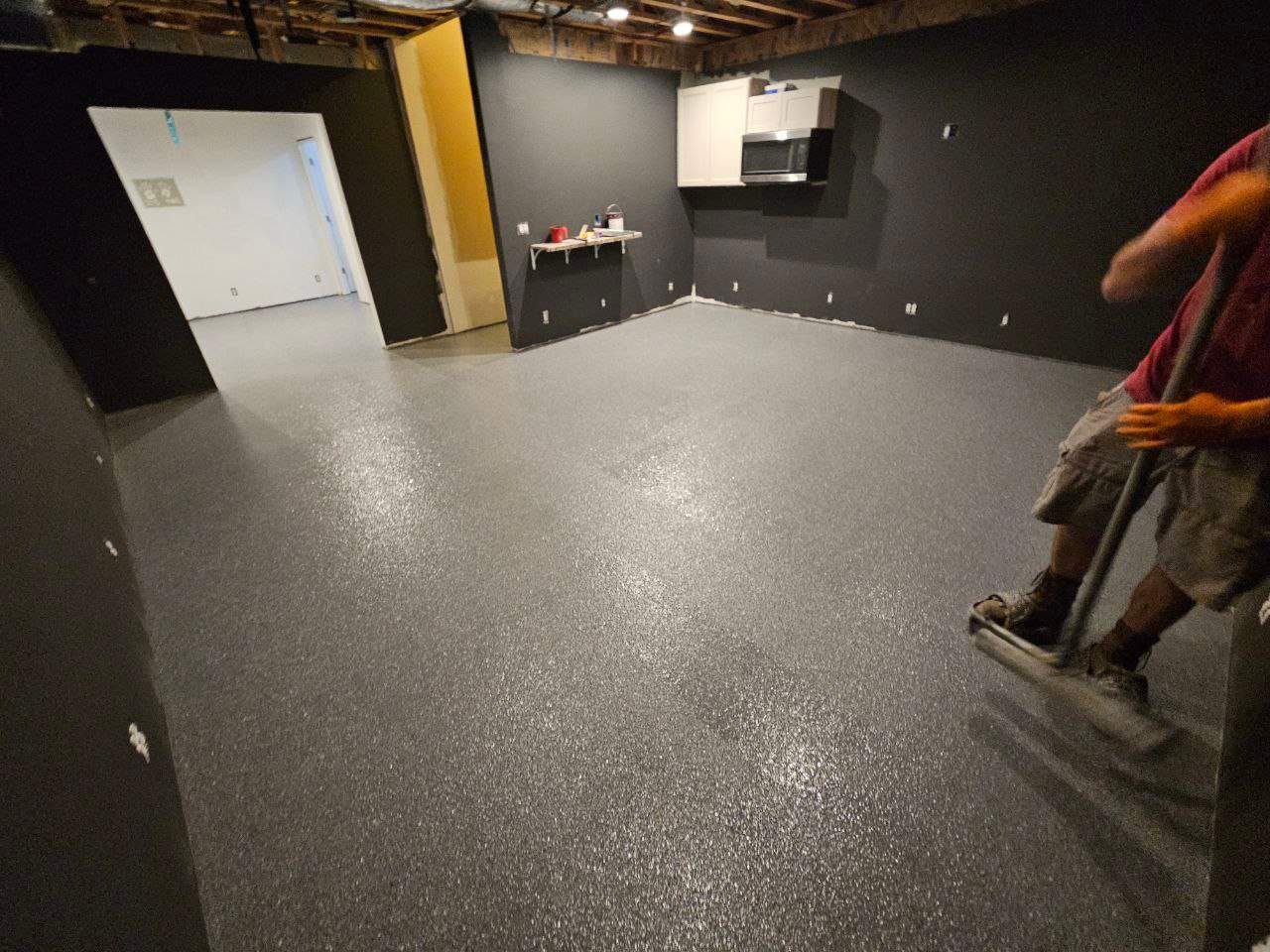 Slate Basement Monticello by Loud Bros