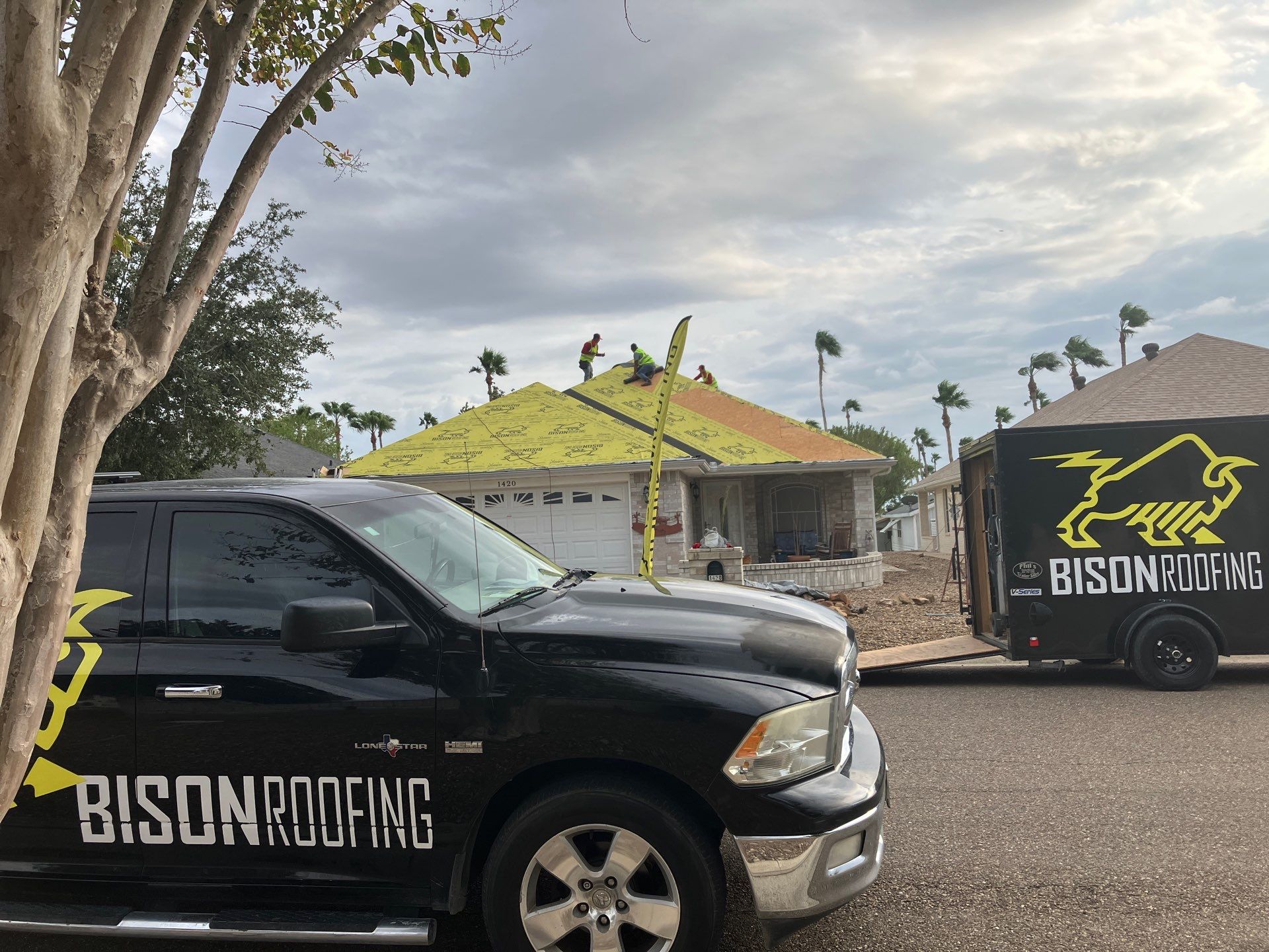 Mission Roof Project by Bison Roofing  