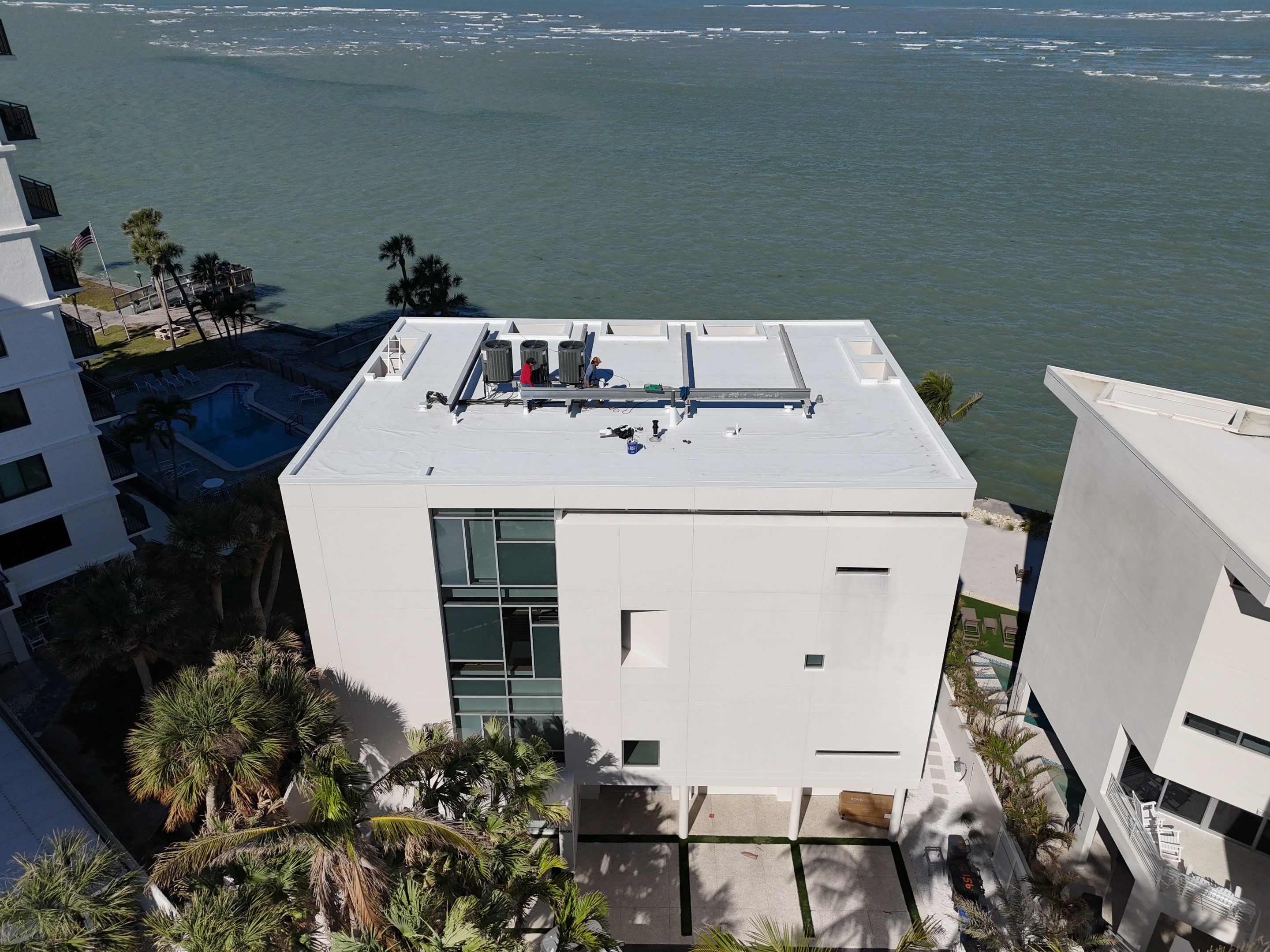 GAF EverGuard® TPO Roof Replacement – Siesta Key, FL by Steadfast Roofing