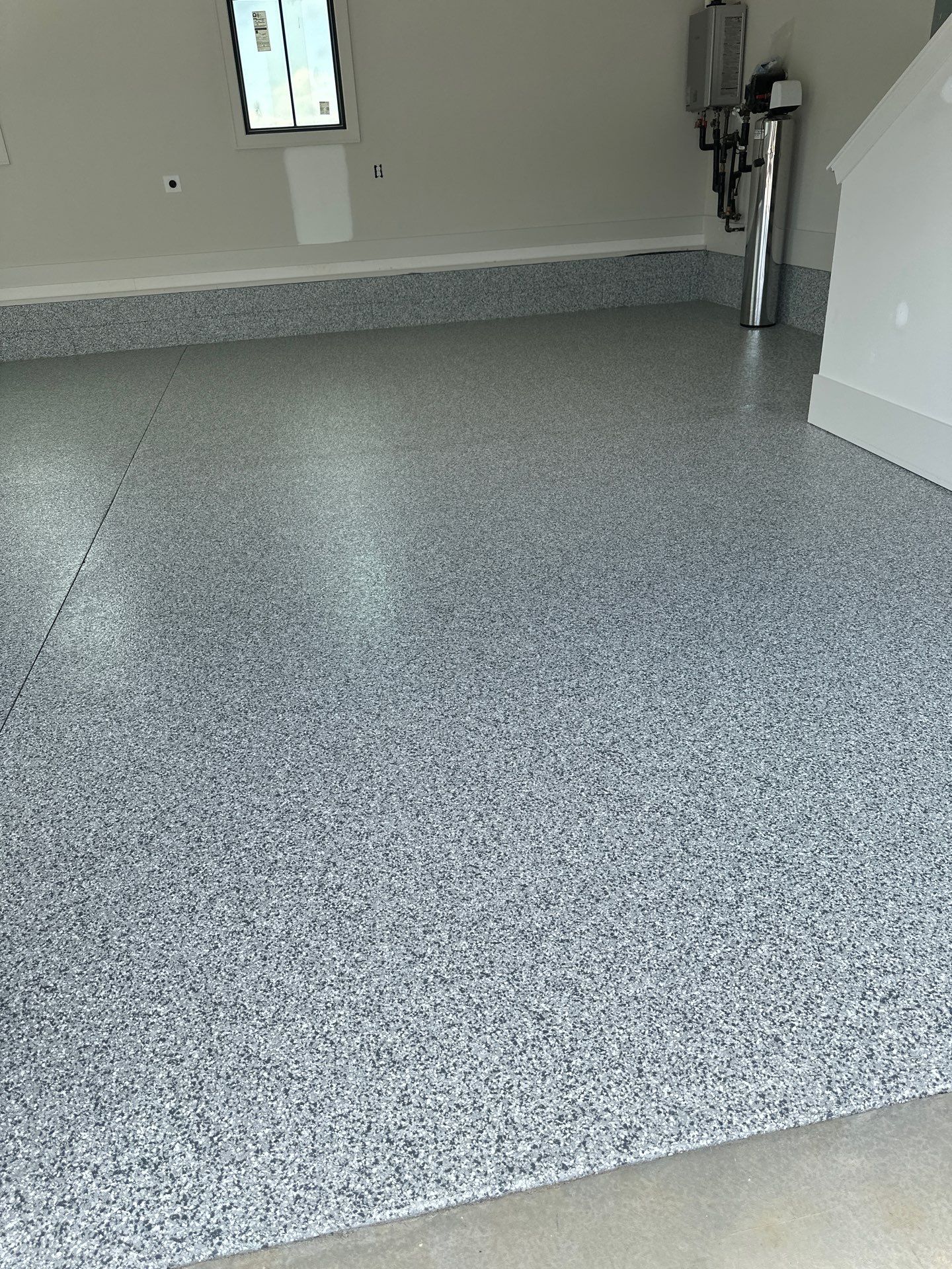 Garage Floor Coating using Gravel by My Garage Floor Guys