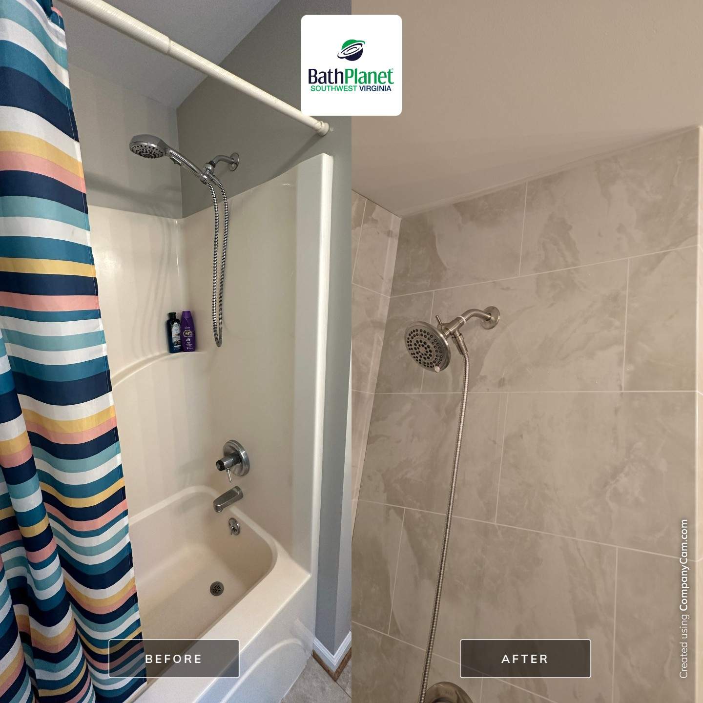 Tub to Shower by BathPlanet SW Virginia