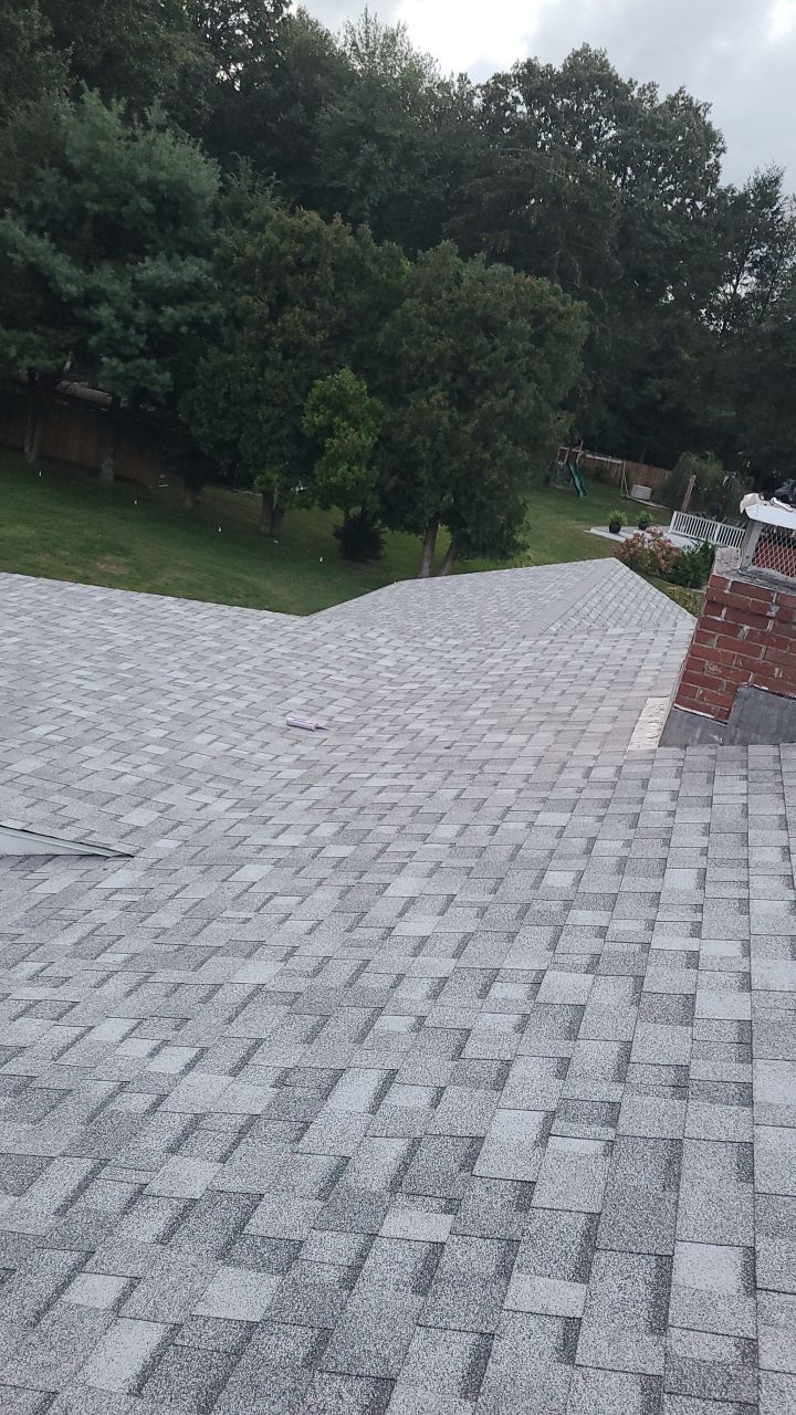 Residential Roofing Installation using Owens Corning Duration Slatestone Gray by A Plus Exterior