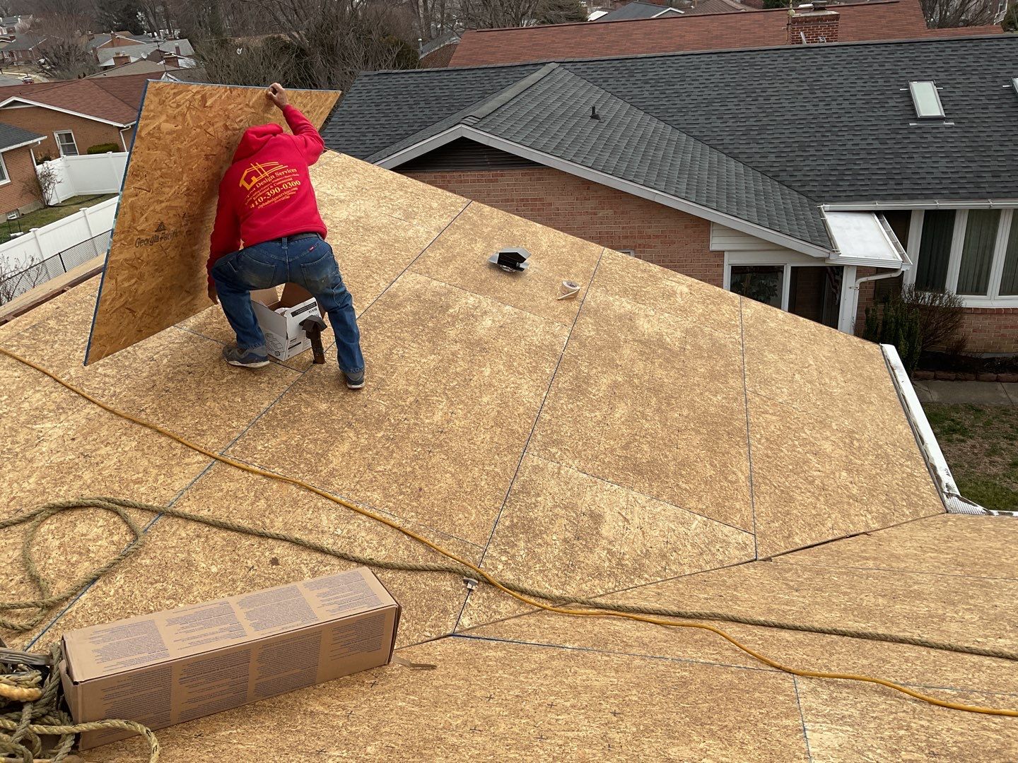Residential Roofing Installation using CertainTeed Shingles by Alpha Design Services
