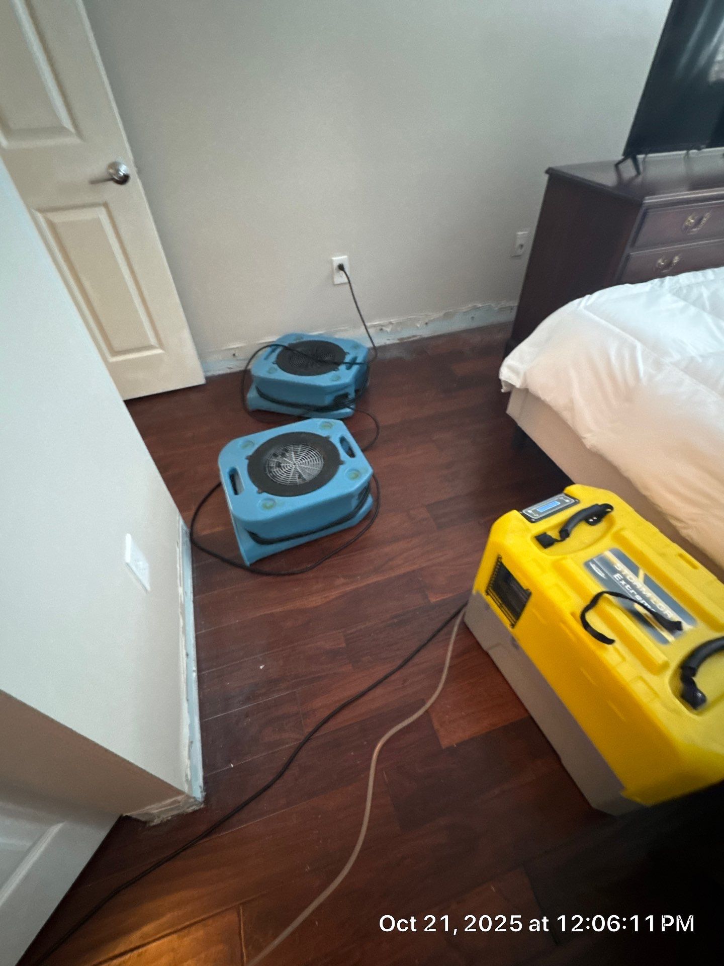 Water damage restoration by SuperClean