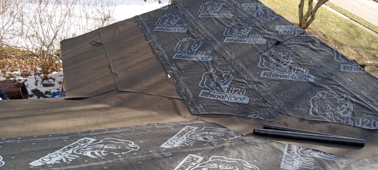 Residential Roofing Installation using Owens Corning Duration Estate Gray by A Plus Exterior