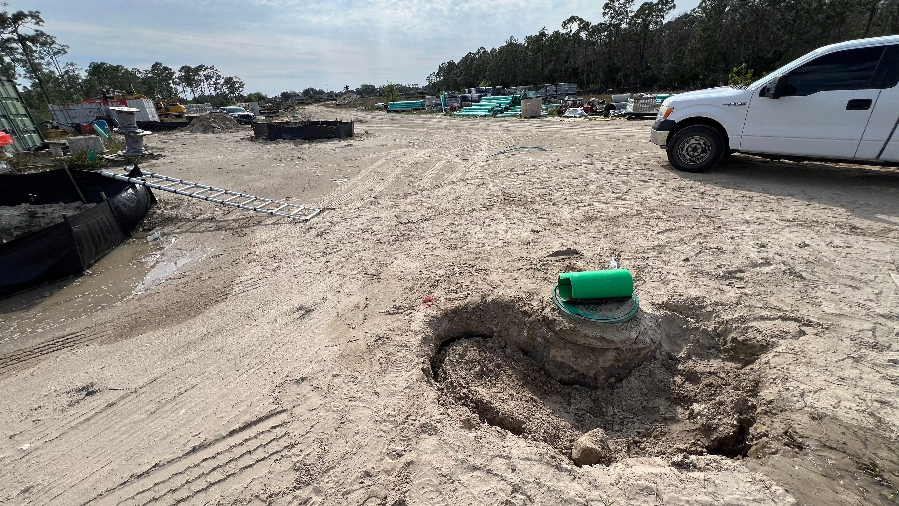 New Residential Construction Community Sewer System Cleaning by Don Mar, Inc. Storm Water Solutions