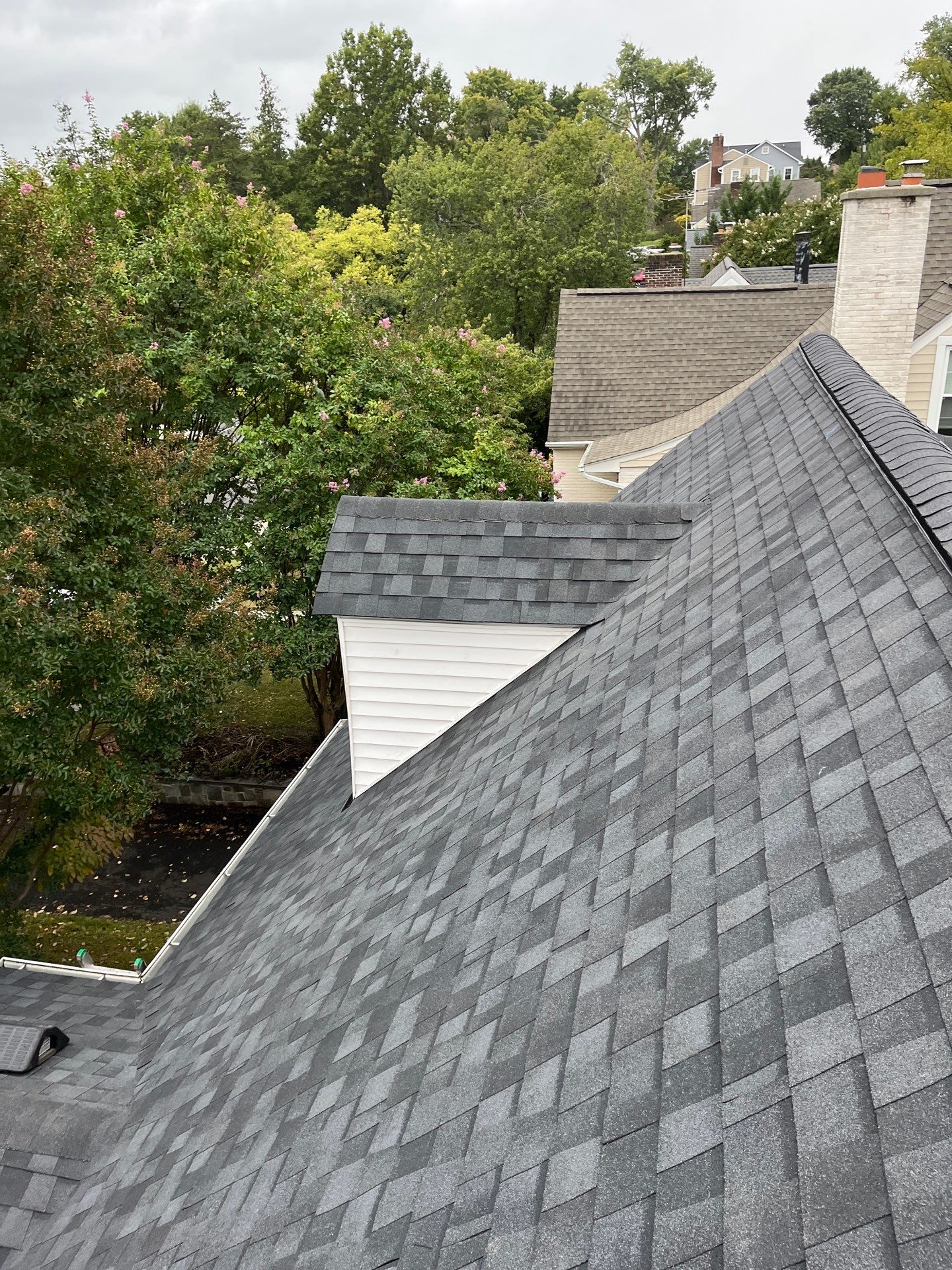 Arlington: Roof Replacement with CertainTeed Landmark Pro Designer Shingles in Max Def Moire Black by RM Banning, Inc.