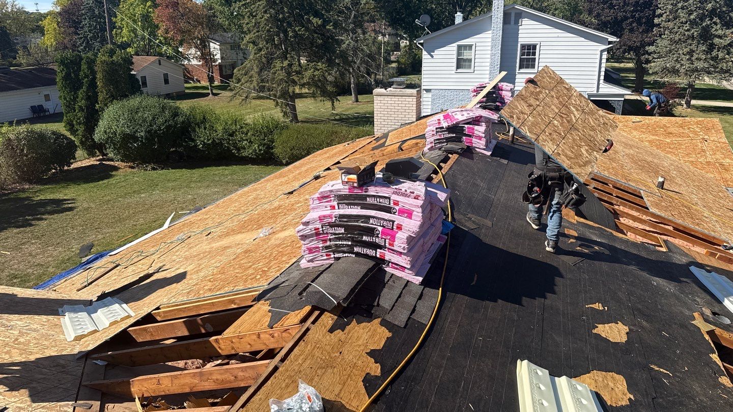 Roof Replacement using Owens Corning Williamsburg Grey by 180 Contractors