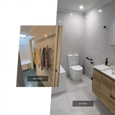Separate Bathroom & Toilet Converted Into One Room