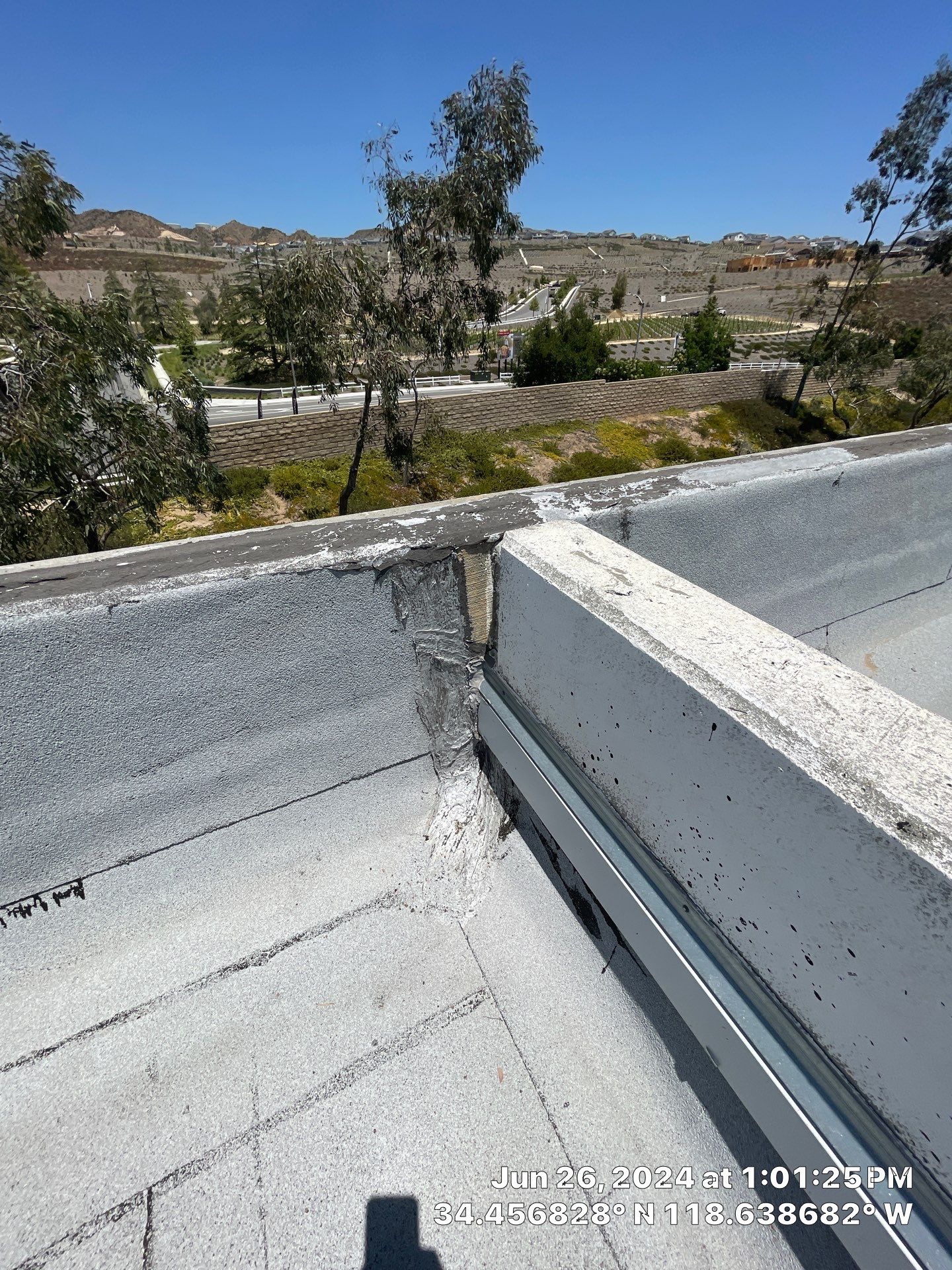 Project in Valencia by Shark Commercial Roofing Systems