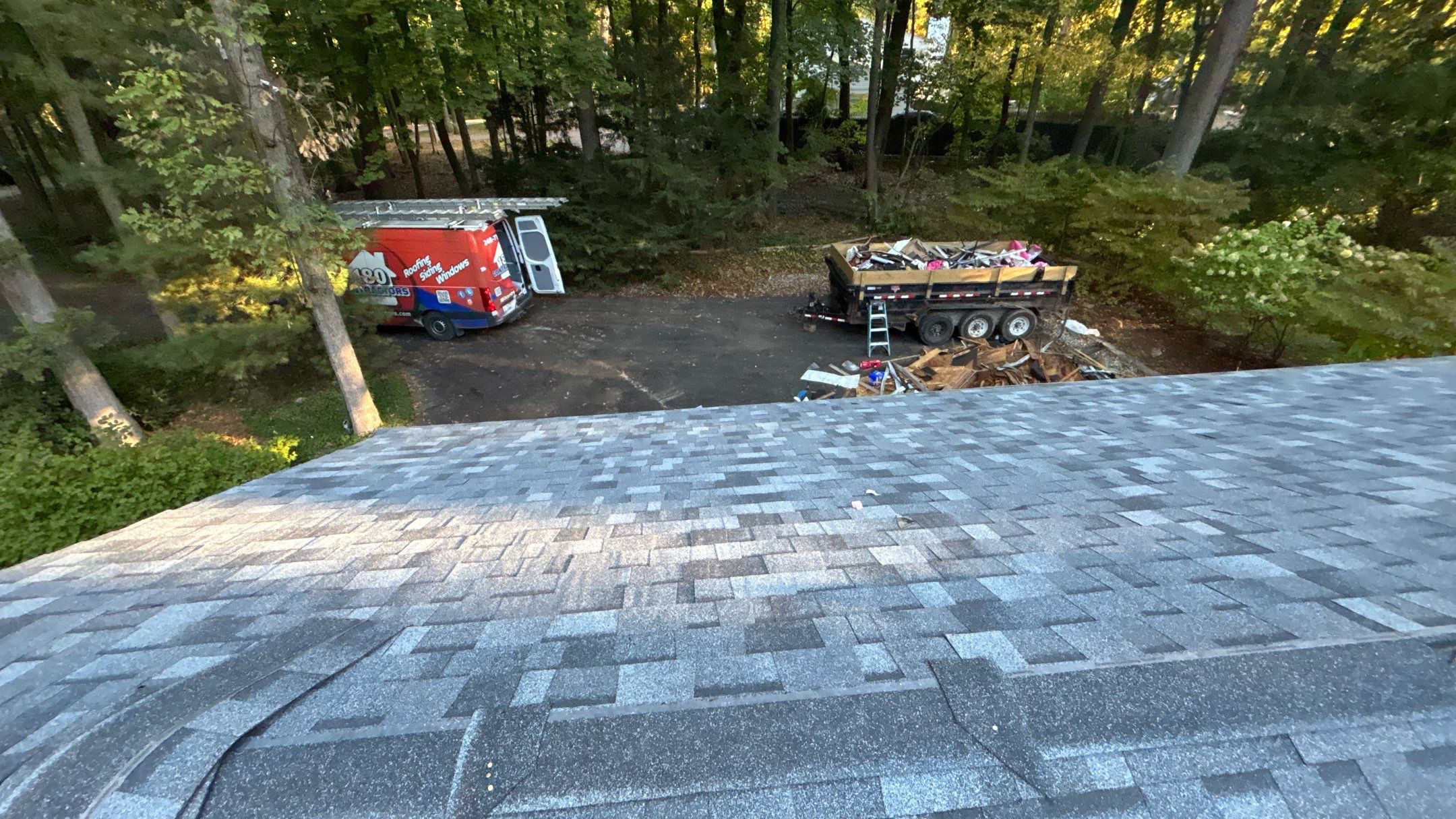 Roof Replacement using Owens Corning Slatestone Gray by 180 Contractors