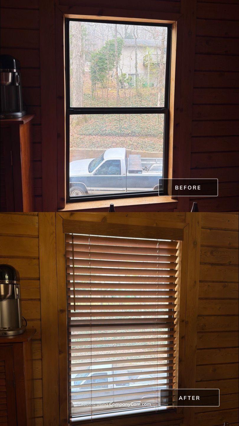 Project in Alexandria by Grizzly Window Treatments