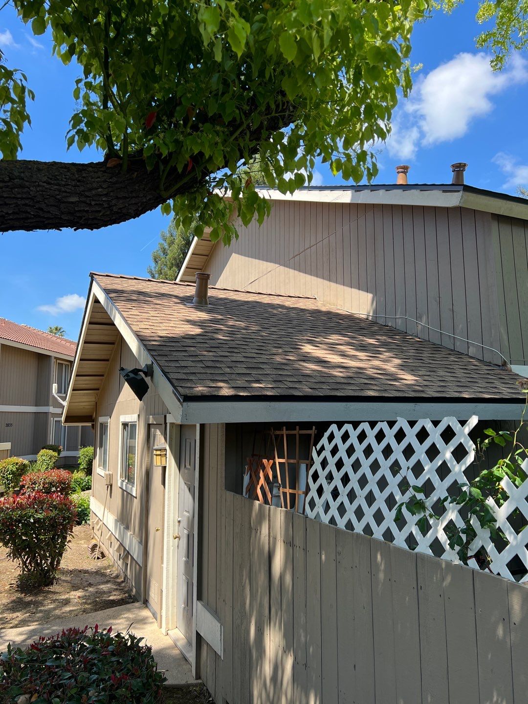 Removed tile from roof and replaced with shingles by Straight Edge Roofing Inc