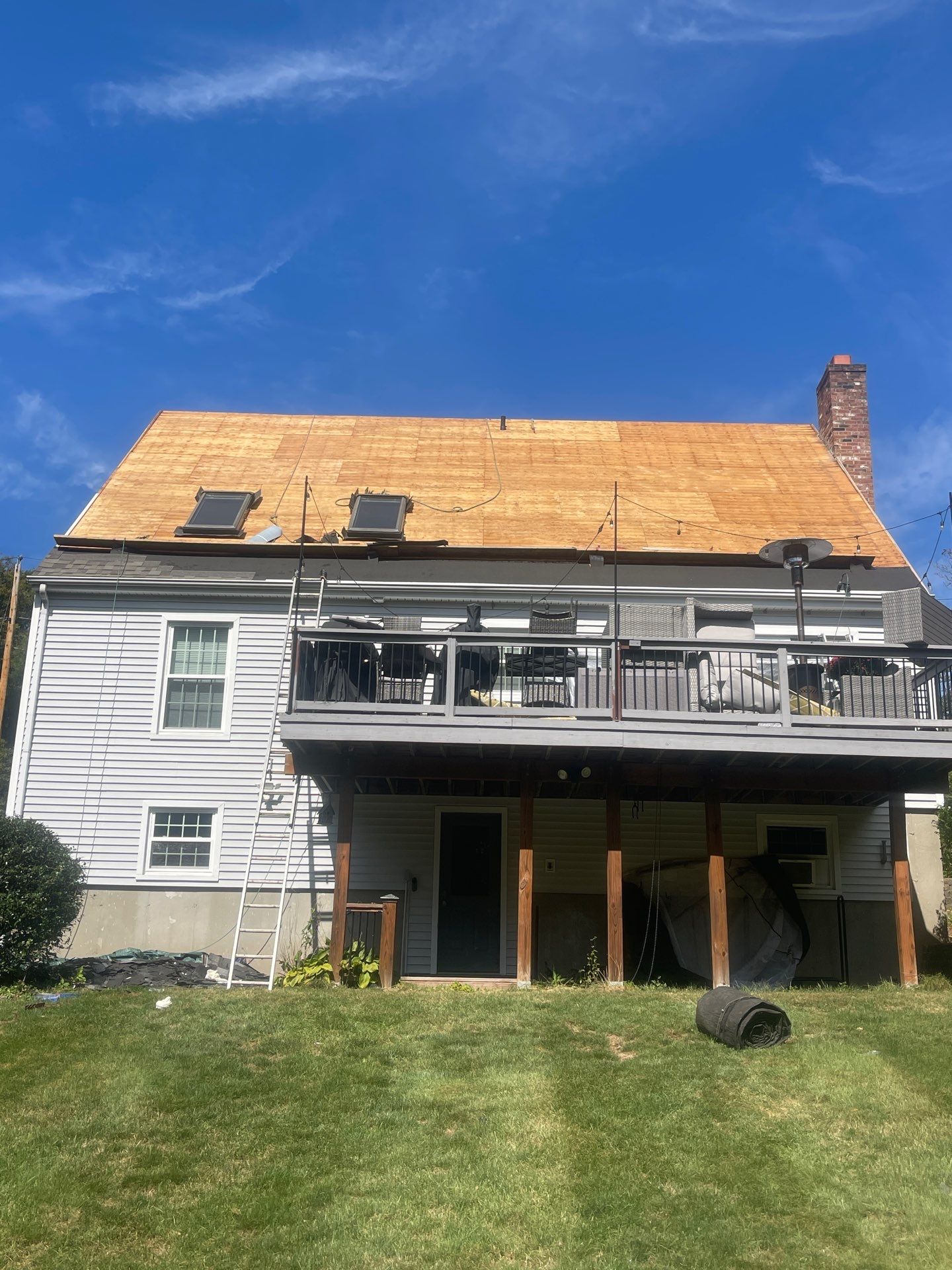 Residential Roofing Installation using Owens Corning Duration Driftwood by A Plus Exterior