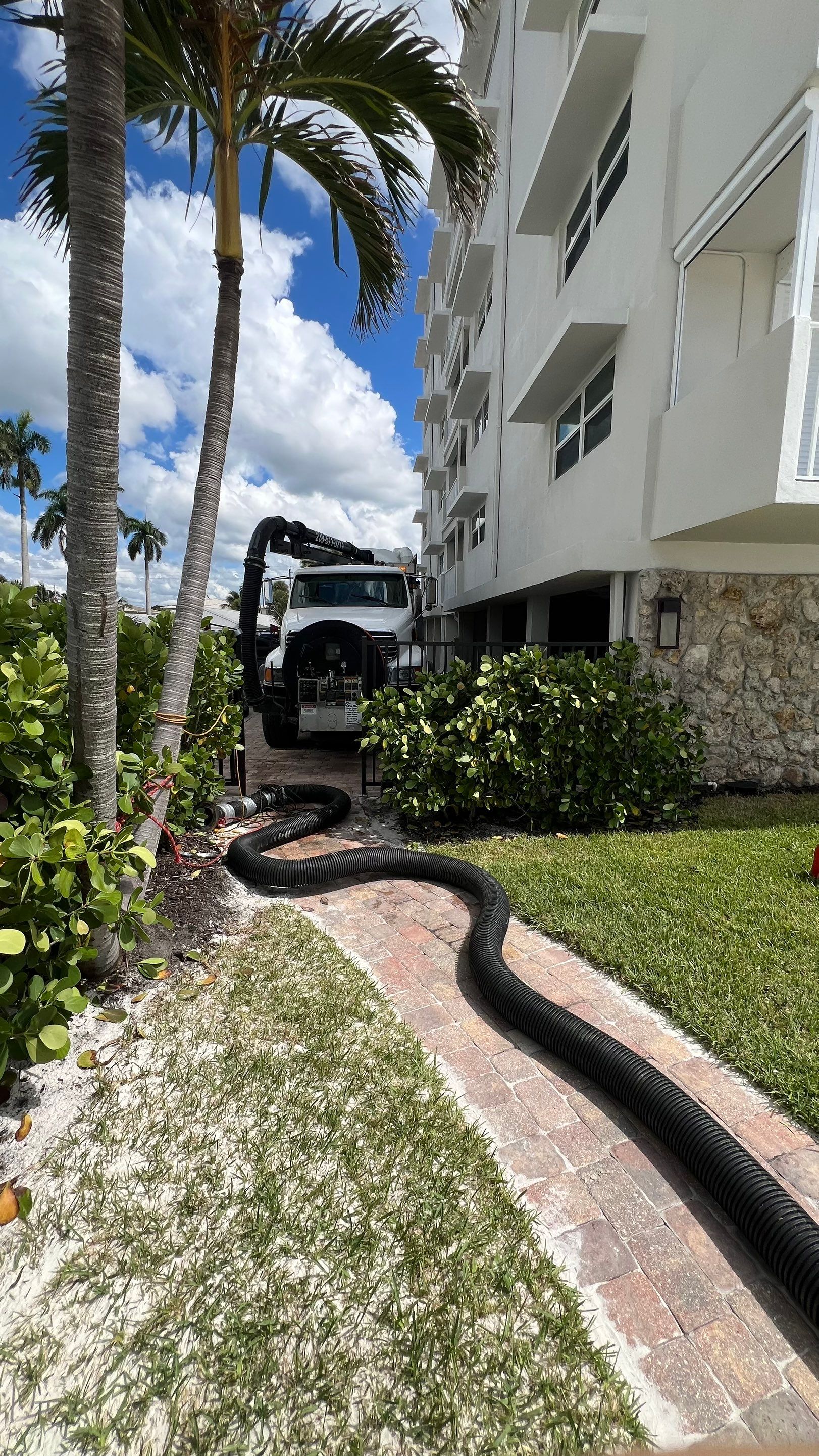 Naples Condo Pool Cleanout by APS Power & Water