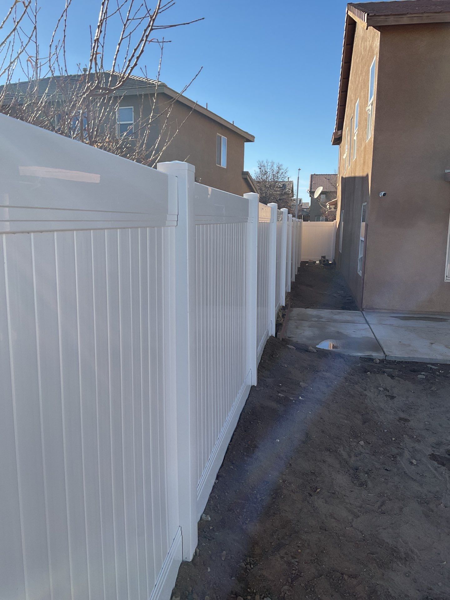Fence installation using wood by Fence Guys Inc.