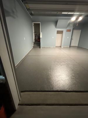 Garage Floor Coating using Briar