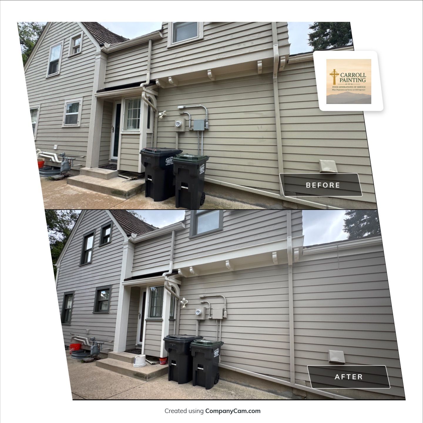 Siding, trim and window restoration on a 1930's Home In the Old North End by Carroll Painting LLC
