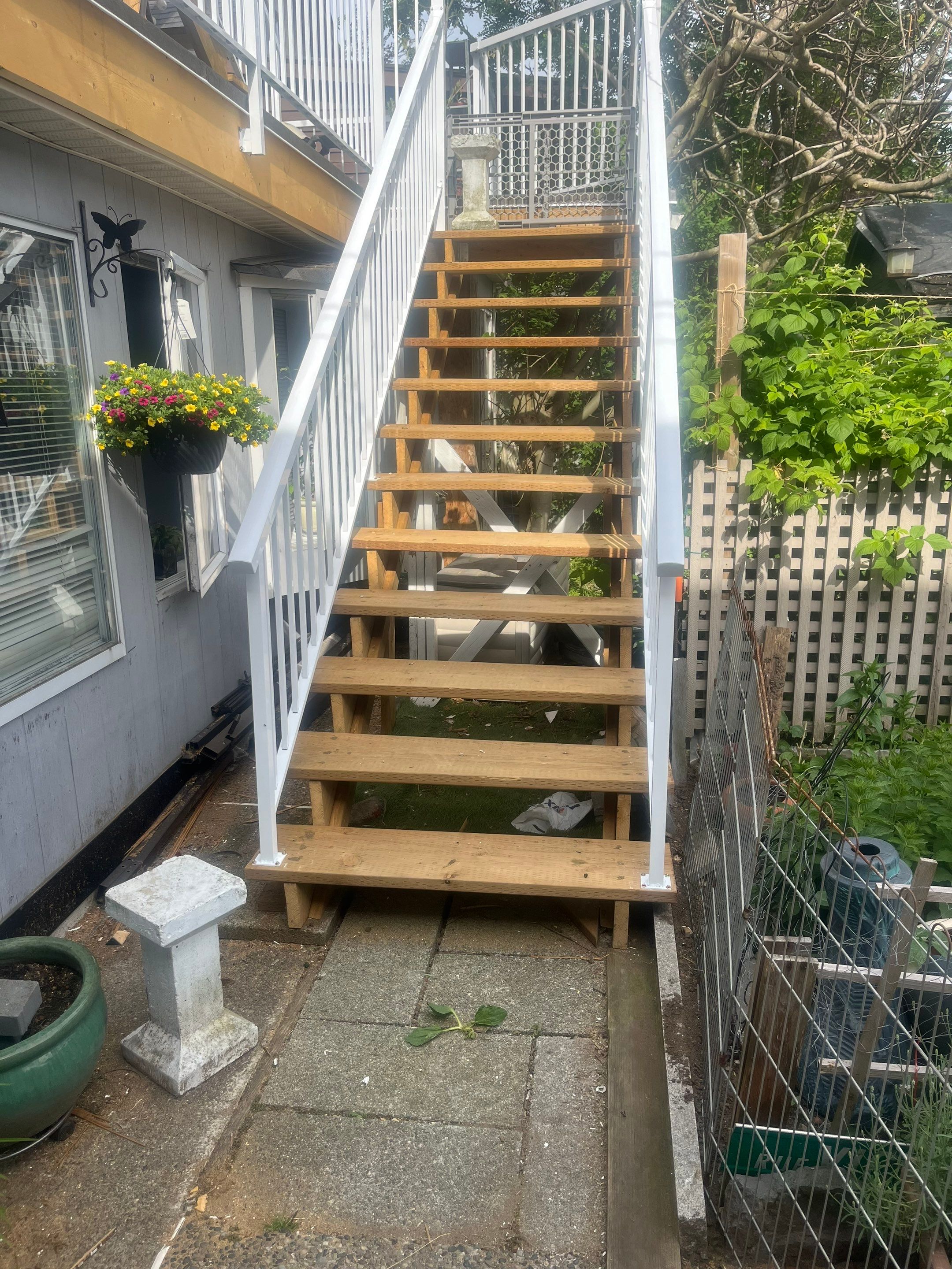 New Deck & New Set Of Stairs by YVR Construction Group