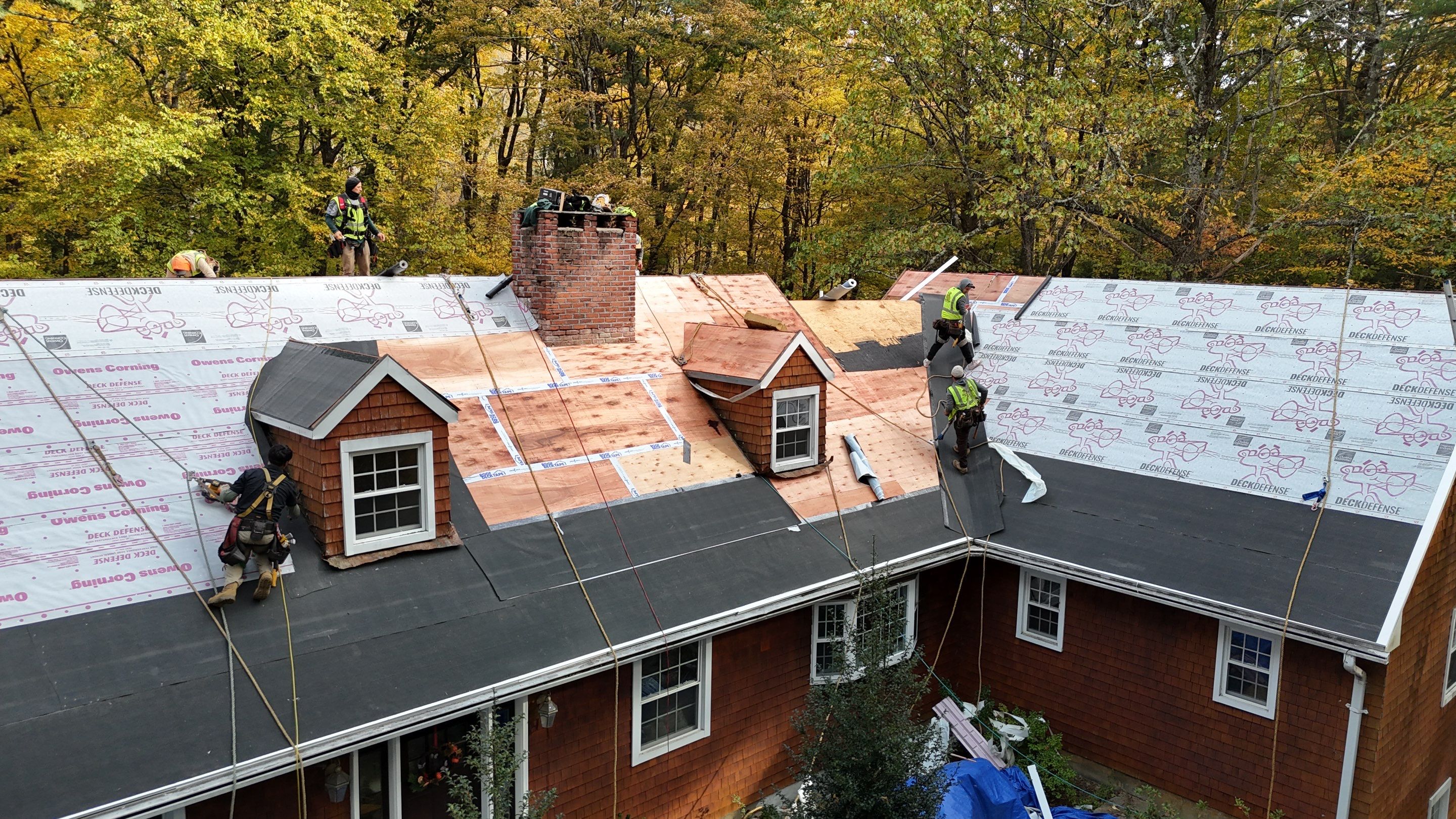 Owens Corning Duration : Chateau Green with Copper Accents in Avon, CT by Golden Shield Roofing