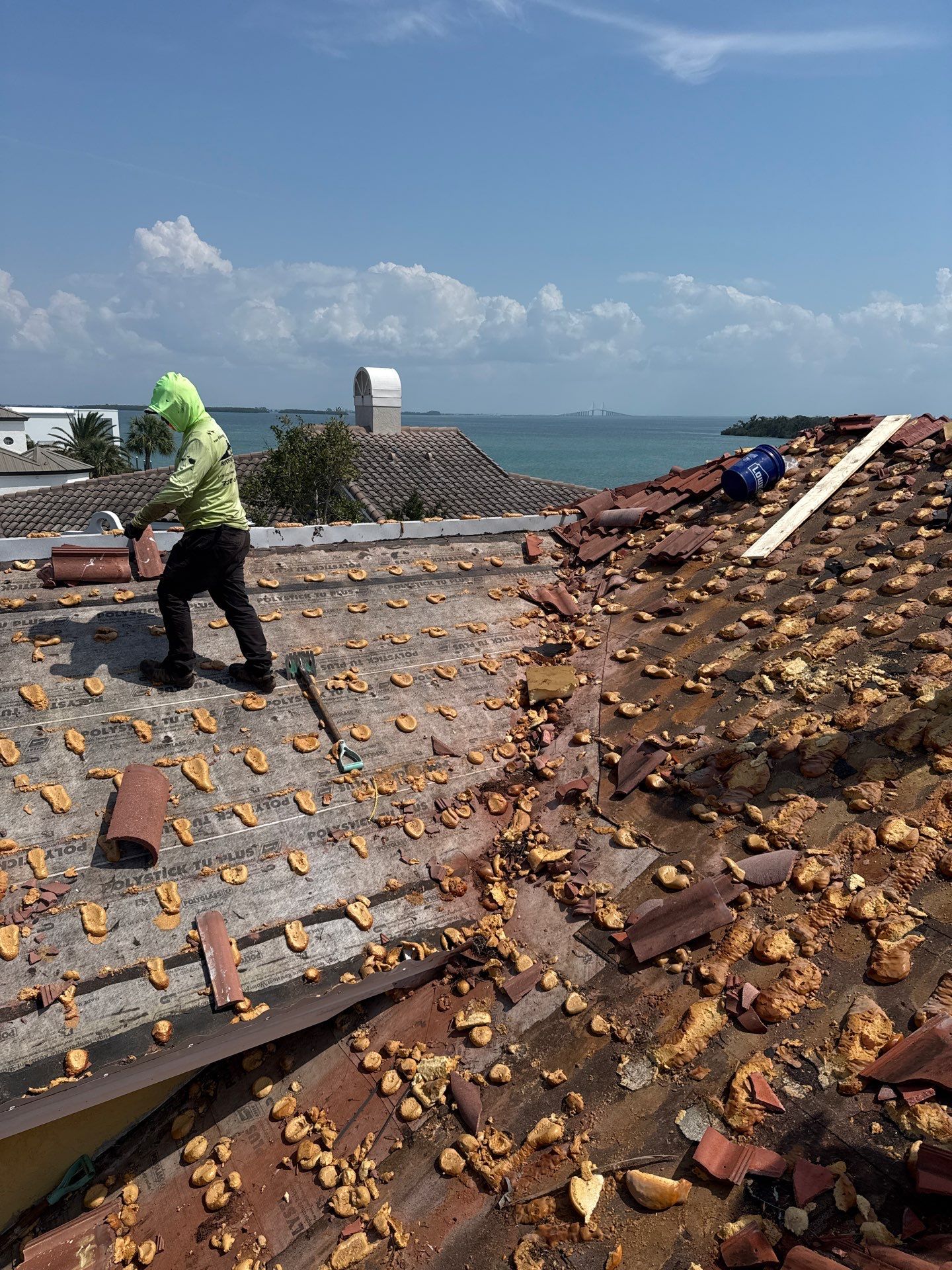 Project in St. Petersburg 33715 by Mitchell Roofing Company LLC