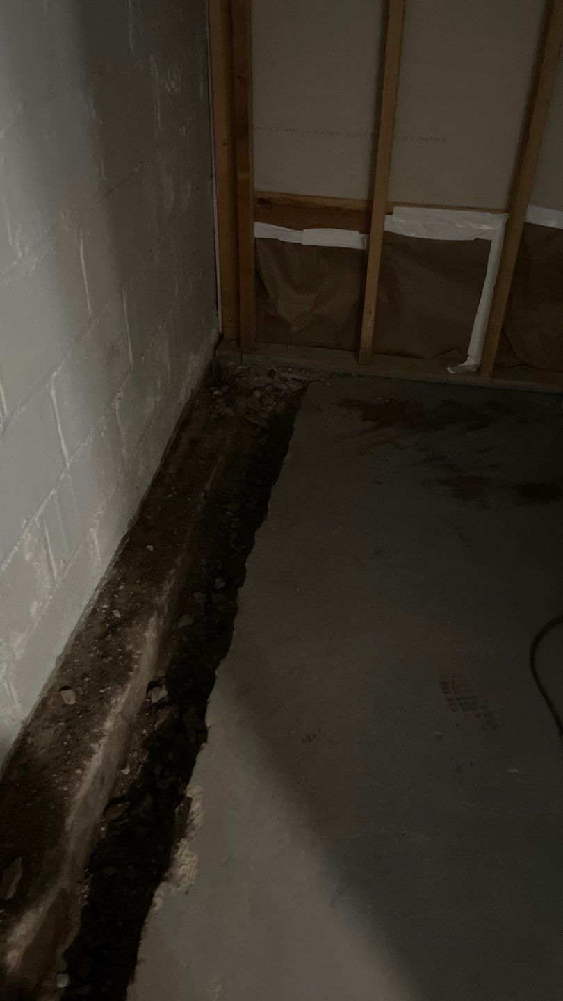 Basement Waterproofing for Kristi & Danny in St. Paul by Waterproofing Northeast