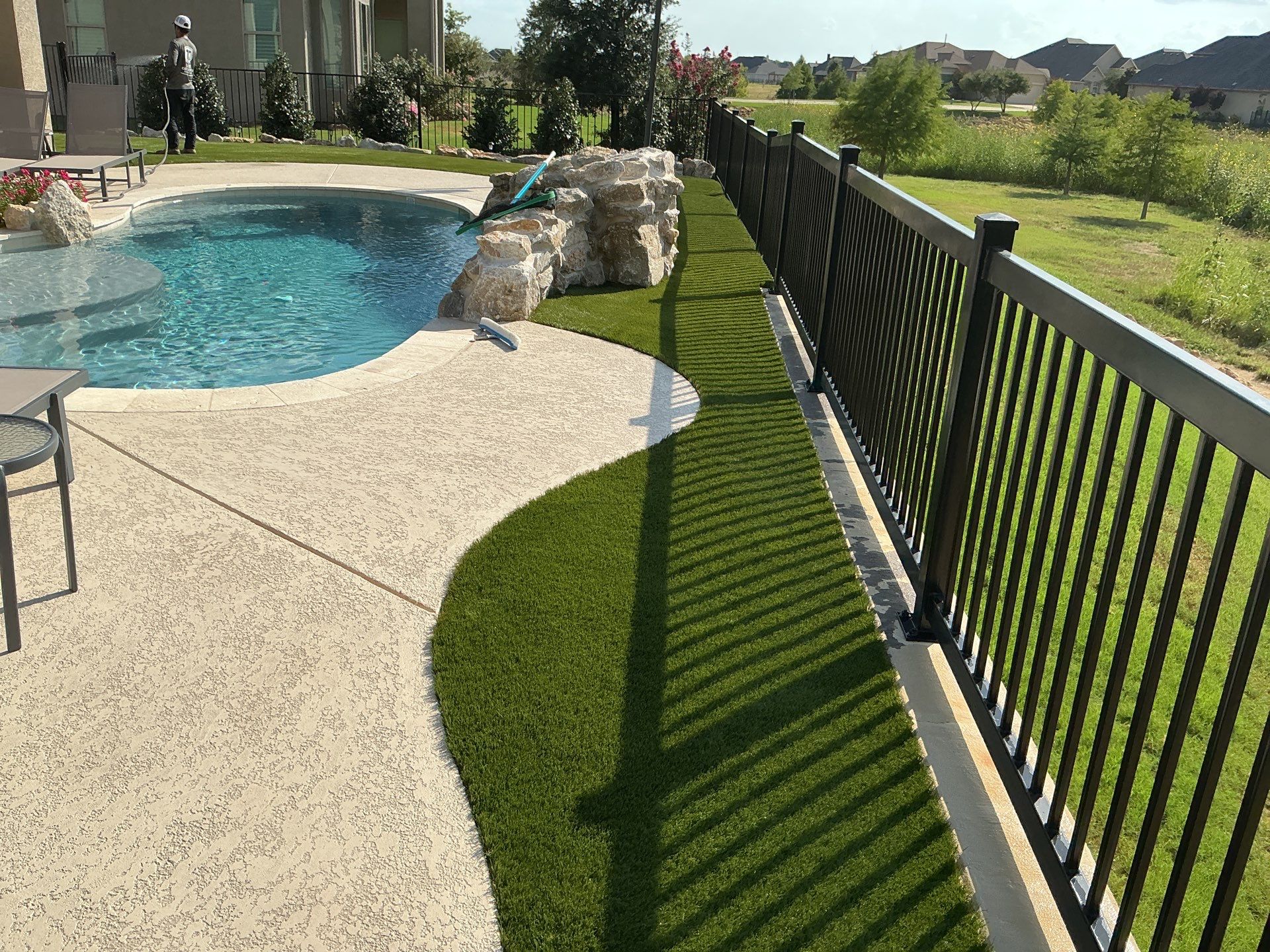 Project in Denton by Turf Concepts
