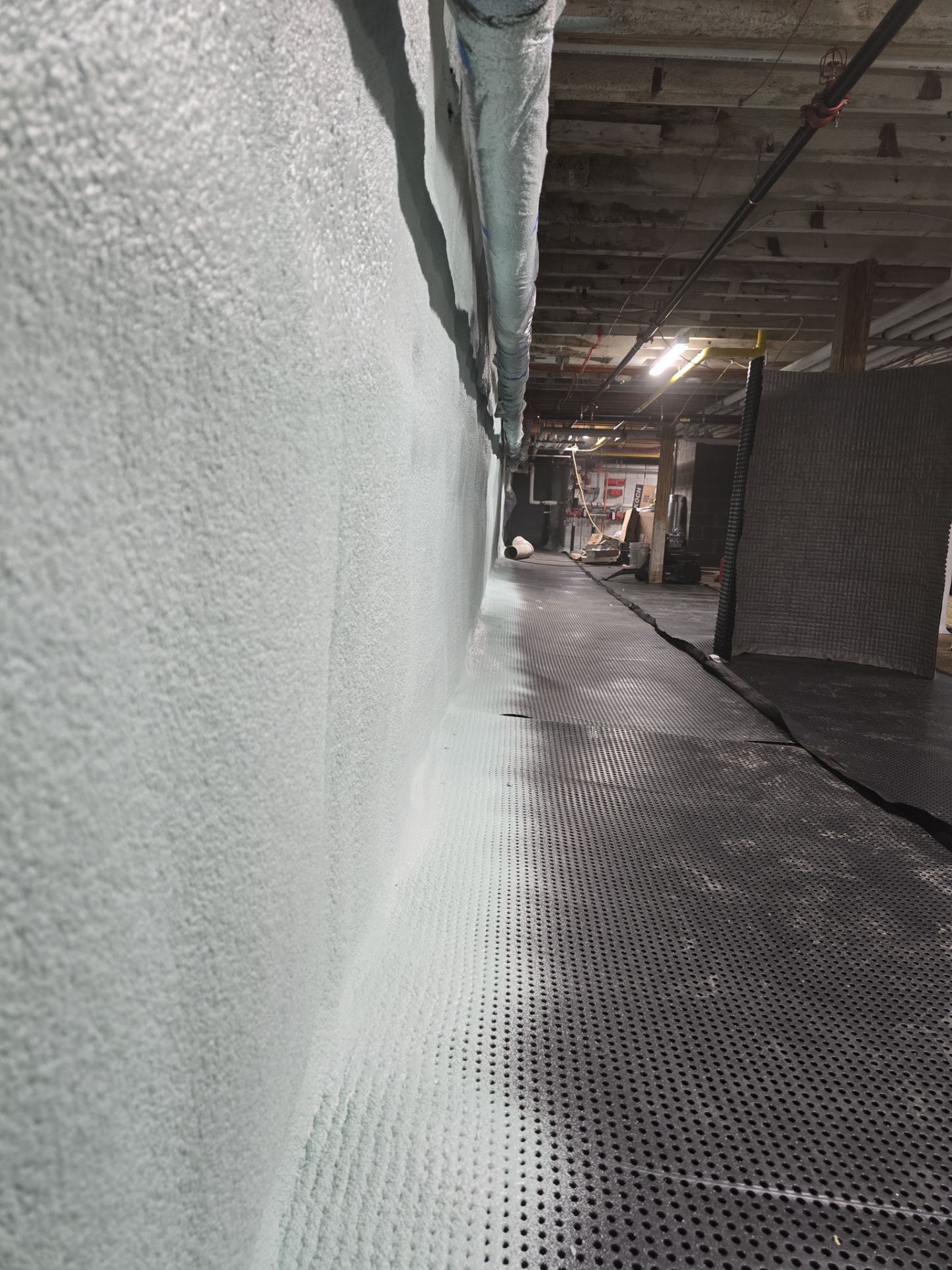 Crawl Space Encapsulation using Closed Cell Spray Foam by NYS Foam & Energy