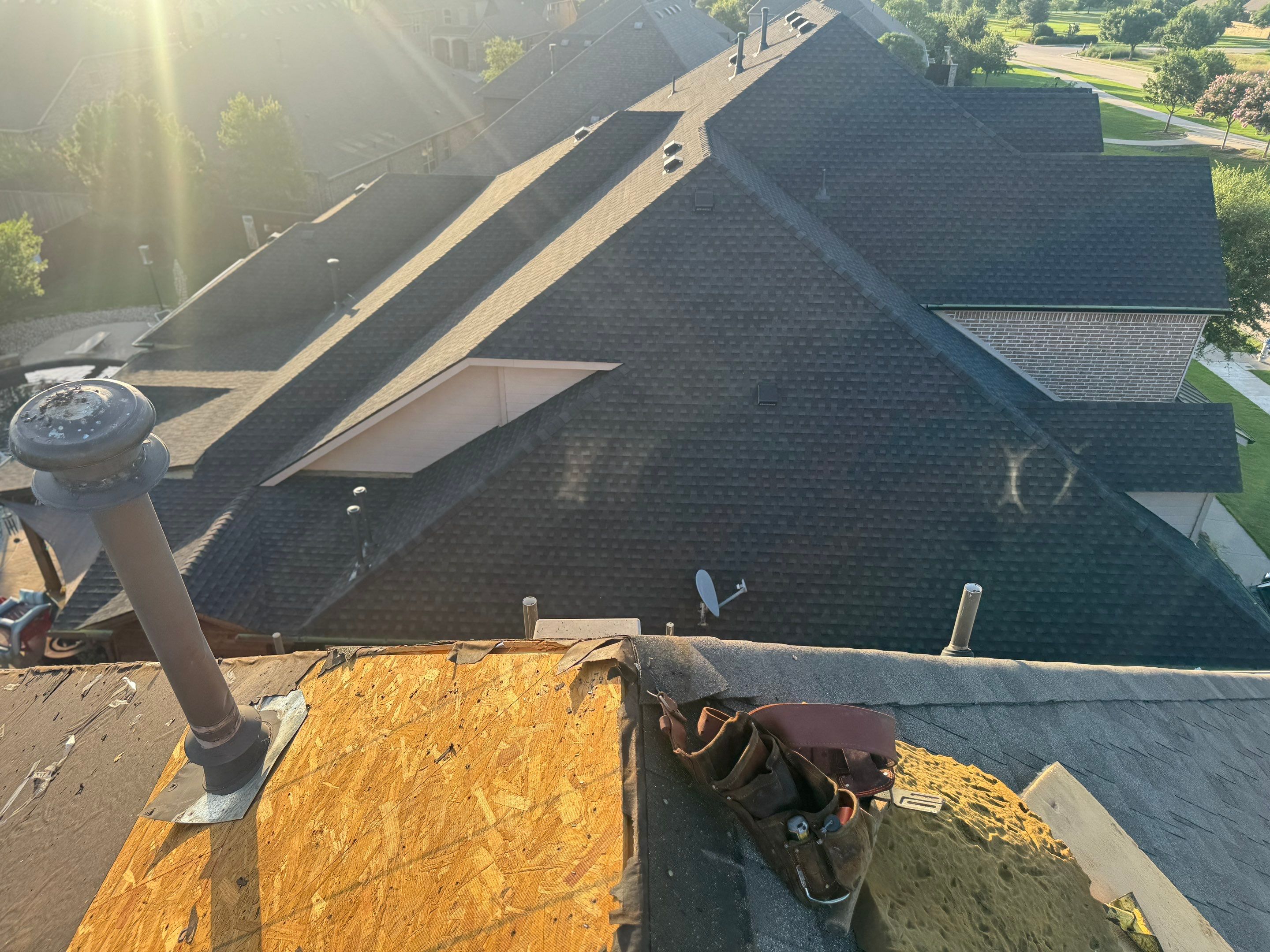 Inspection Wind damages and ceiling leaks McKinney, TX by NIMBUS GENERAL CONTRACTORS, LLC