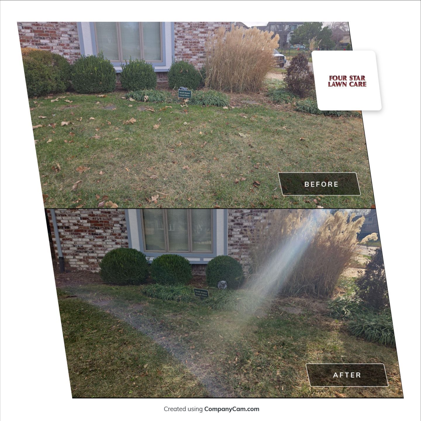 Project in Wichita by Four Star Lawn Care
